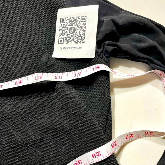 🌸3 for $20 layered Blouse Black Long Sleeve Top Size S Petit - Picture 13 of 15
